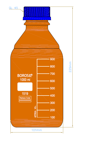 1519 – Reagent bottles - Image 2