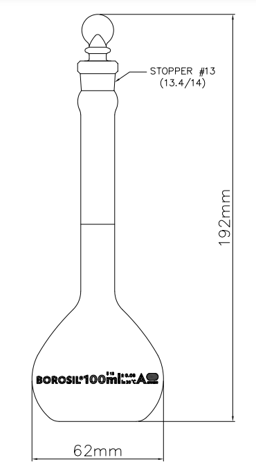 5645 – Volumetric Flask - Image 2