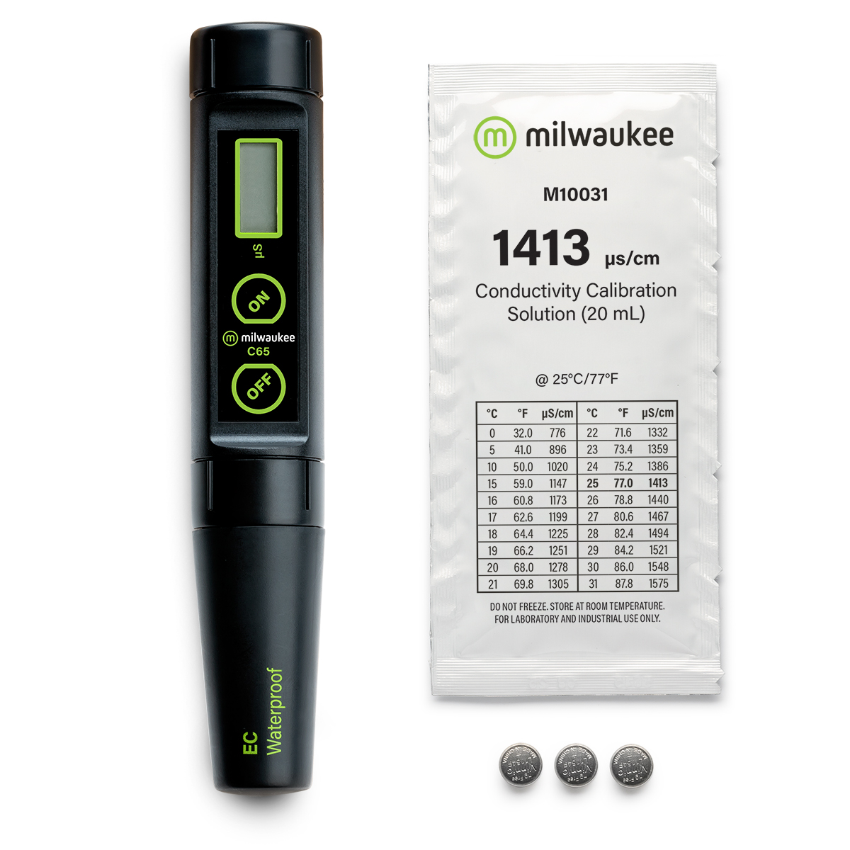 C65 Low Range Waterproof Conductivity Pen with ATC and Replaceable Electrode - Image 7