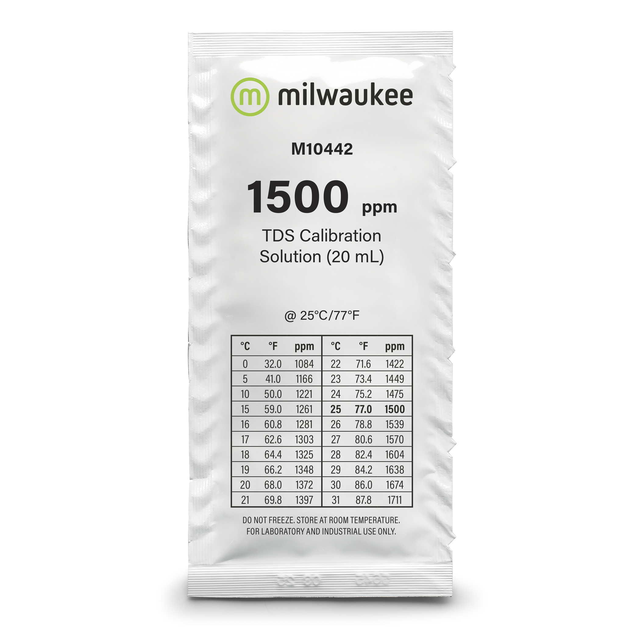 M10442 1500 ppm TDS Solution Sachets (25)