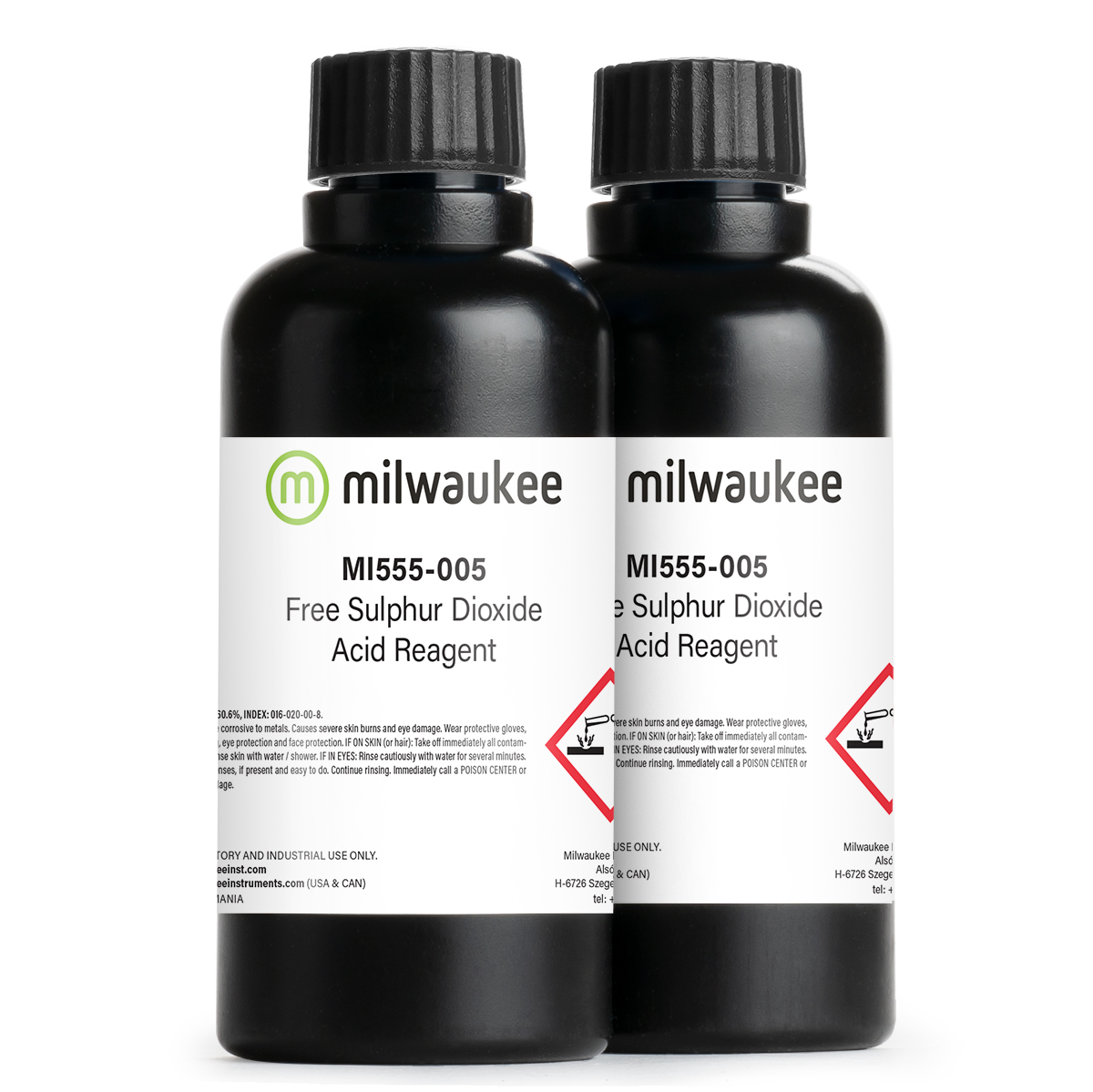 MI555-005 Free SO2 Acid Reagent for MI455 Mini Titrator (2 x 210 mL bottles)