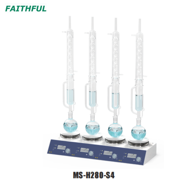 4/6 Channel LCD Digital Hotplate Magnetic Stirrer - Image 2