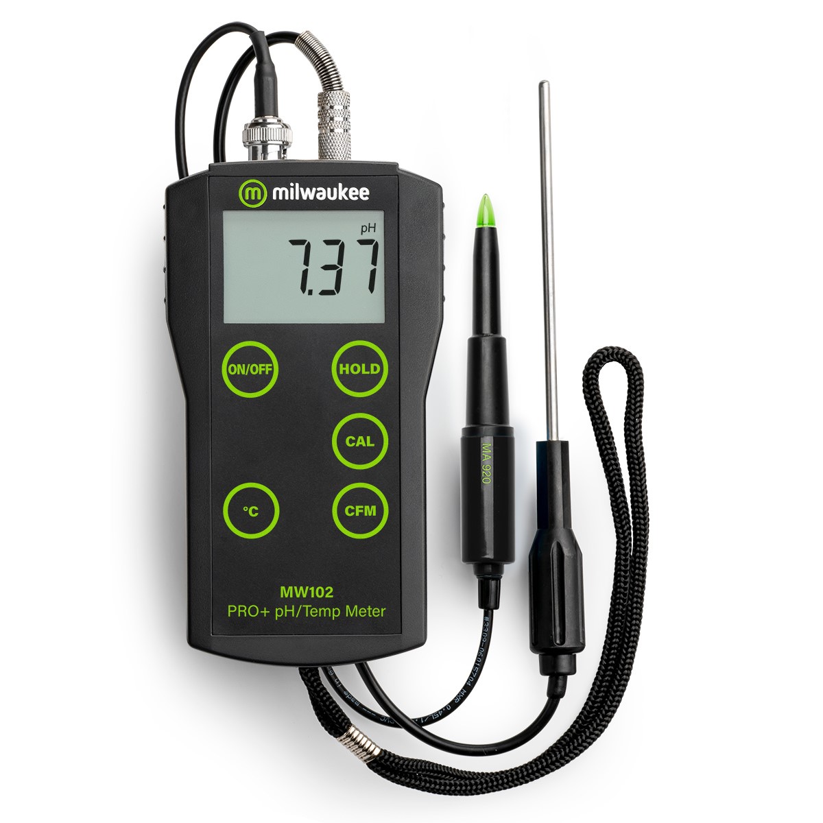 MW102-FOOD PRO+ 2-in-1 pH and Temperature Meter for Food
