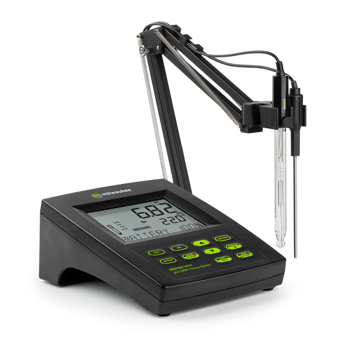 MW150 MAX pH/ORP/Temp Bench Meter - Image 4