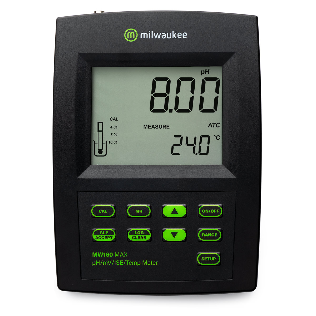 MW160 MAX pH/ORP/ISE/Temp Logging Bench Meter