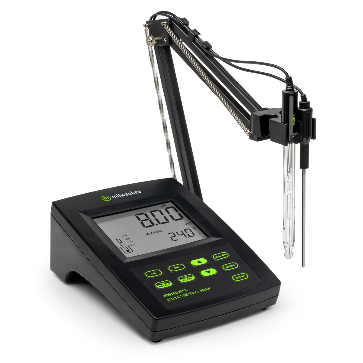 MW160 MAX pH/ORP/ISE/Temp Logging Bench Meter - Image 2