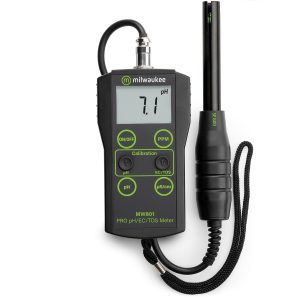 MW801 PRO 3-in-1 Low Range pH, EC, TDS Combo Meter with ATC