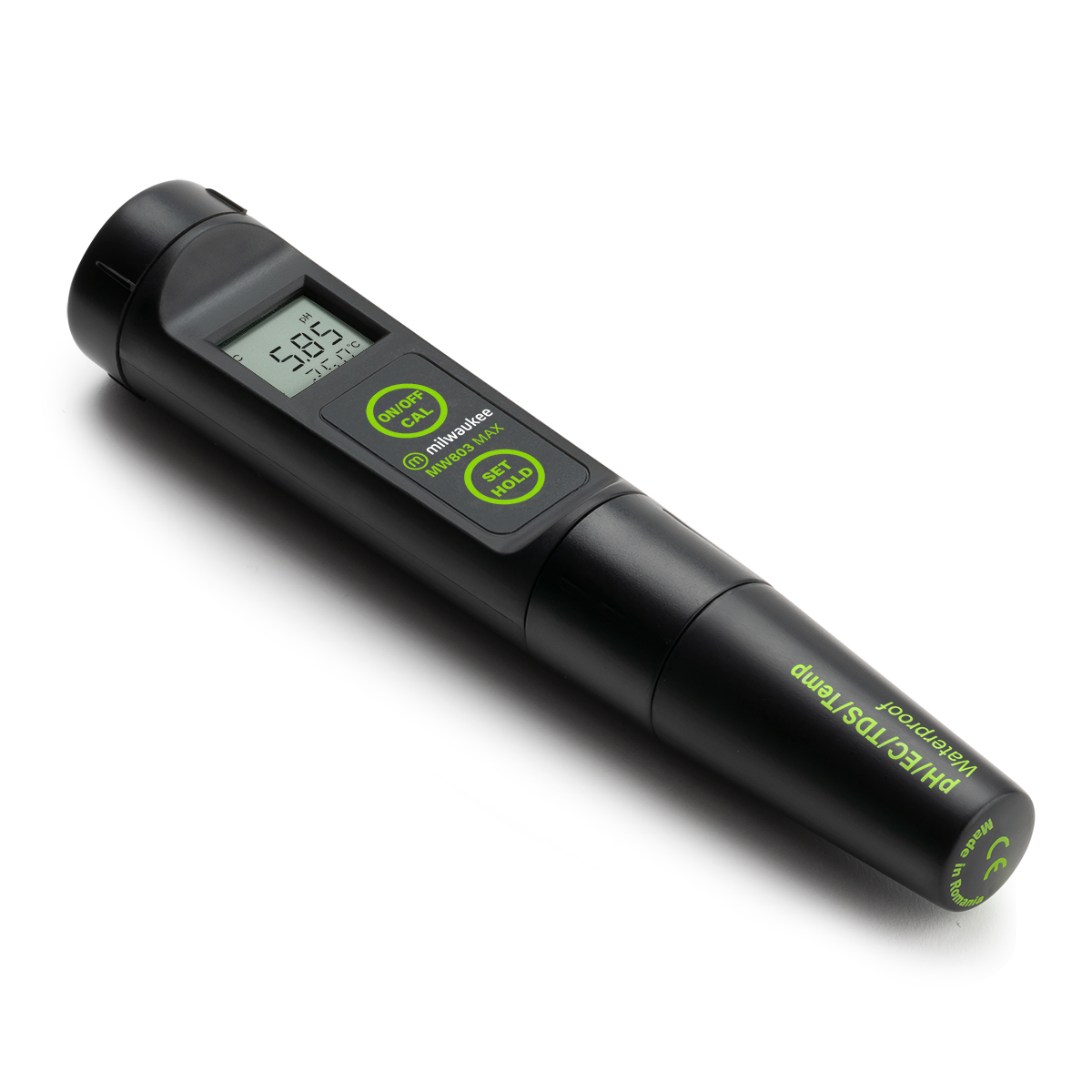 MW803 MAX Waterproof Low Range 4-in-1 pH / EC / TDS/Temp Tester with Replaceable Probe - Image 2