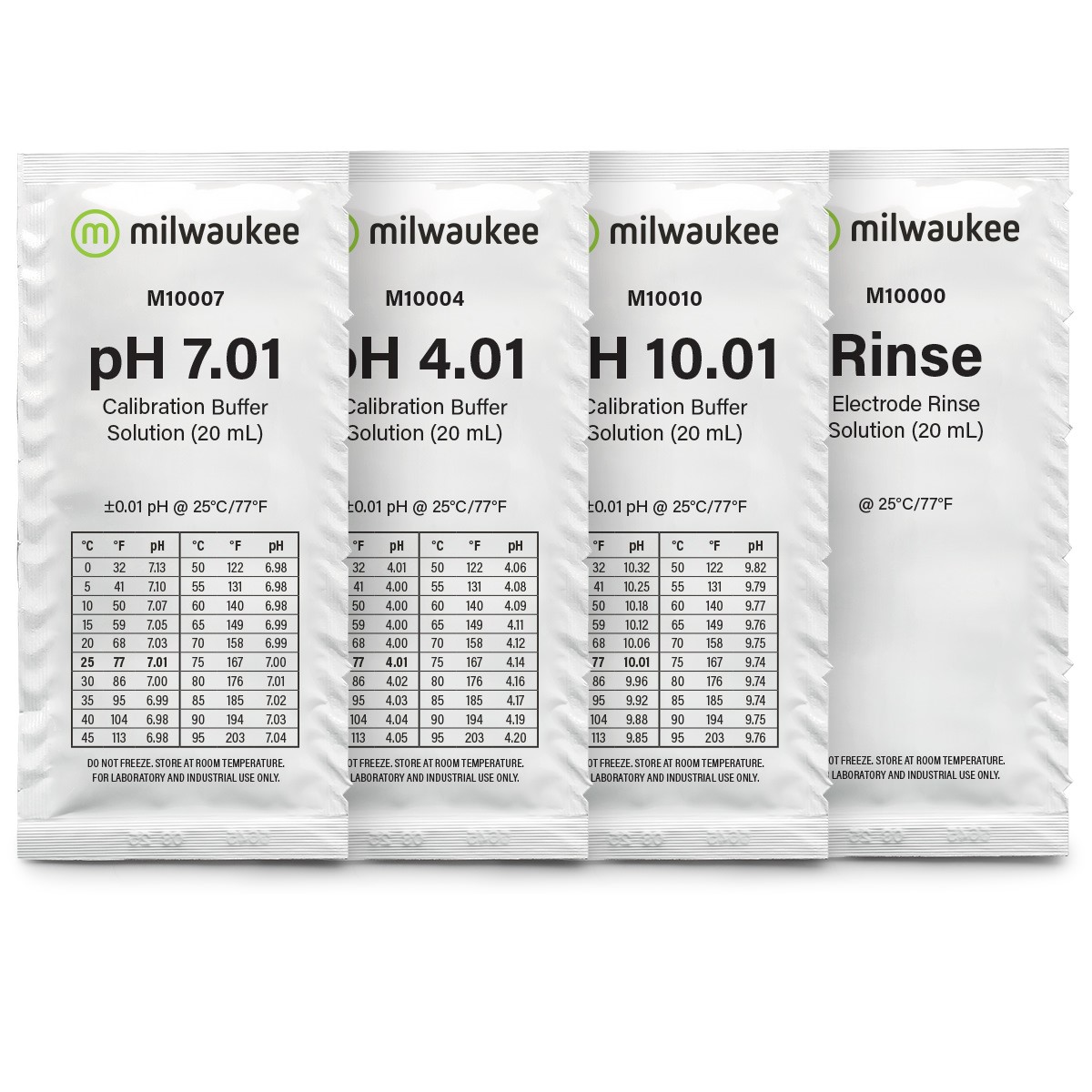 FRESH-START Starter Solution Sachet Kit for pH Meters and Testers
