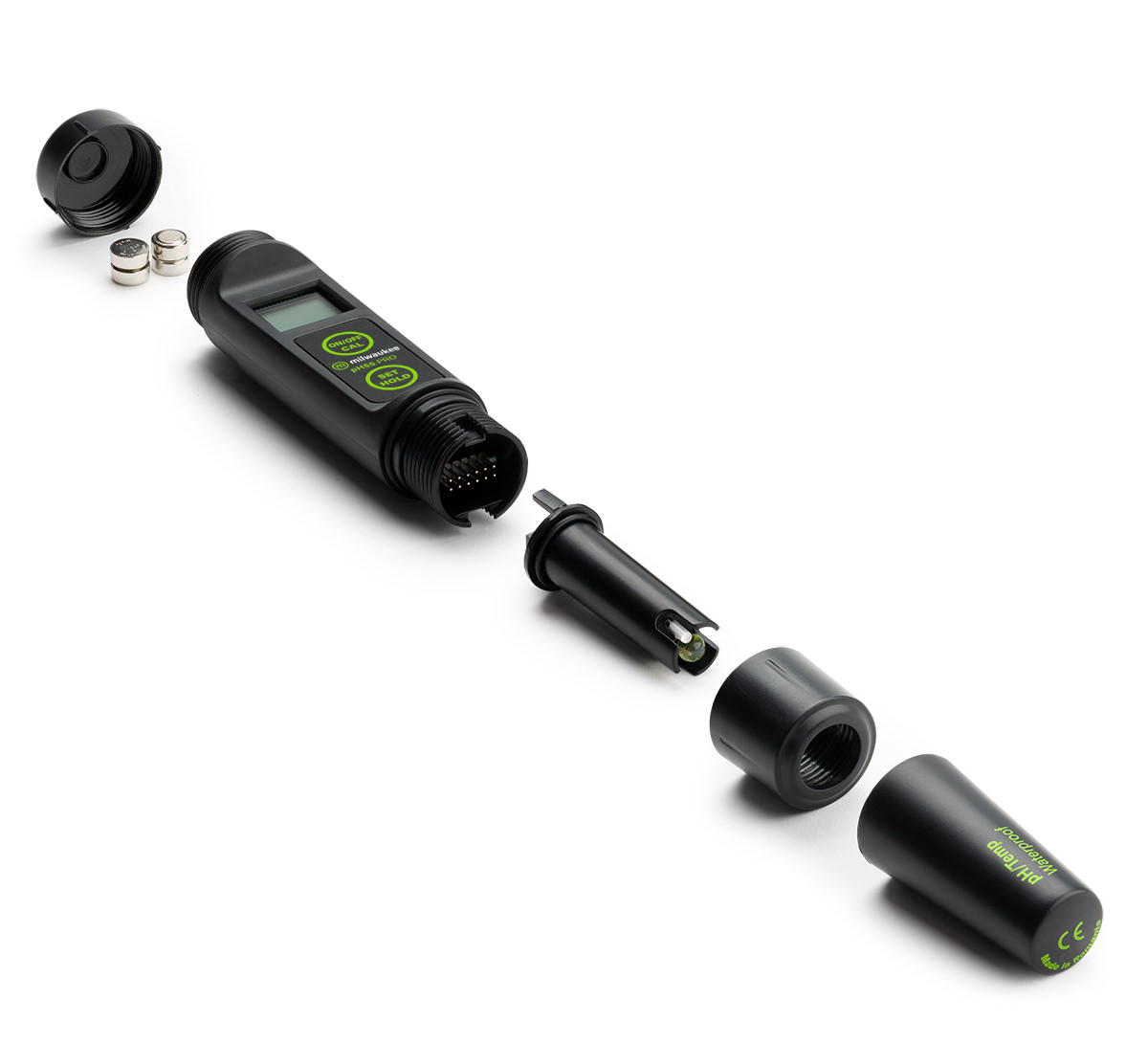 PH55 PRO Waterproof pH & Temperature Tester with ATC & Replaceable Probe - Image 6