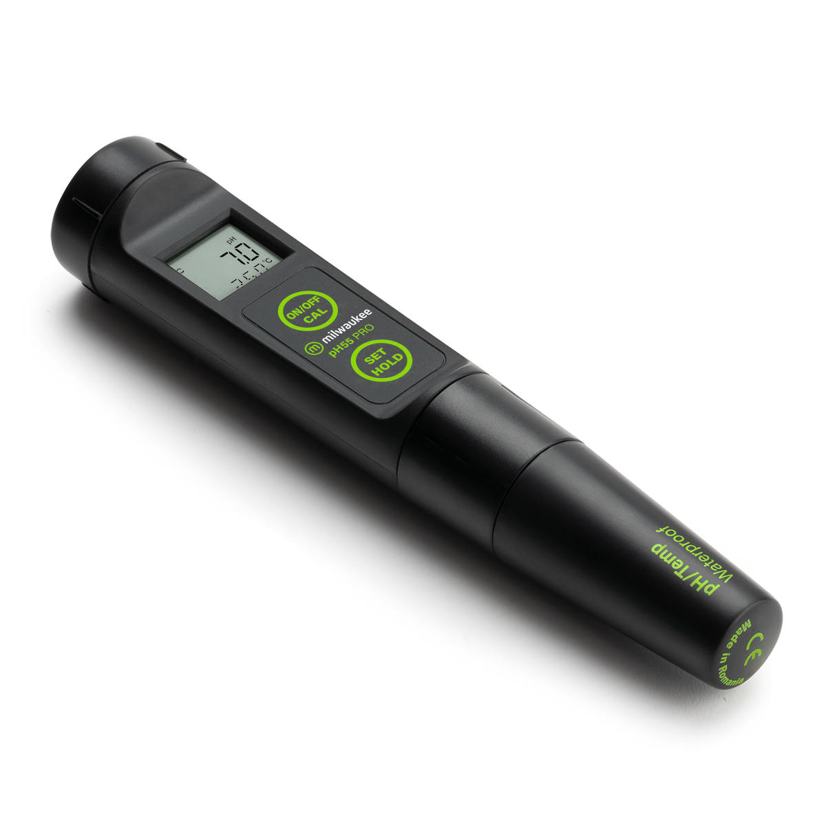 PH55 PRO Waterproof pH & Temperature Tester with ATC & Replaceable Probe - Image 2