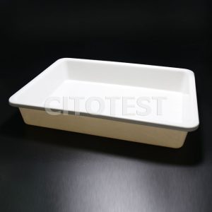 Deep tray, PP material, white color
