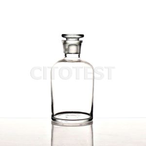Reagent bottle, narrow mouth, clear glass
