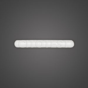 Magnetic stir bar, cylinder-shaped, teflon PTFE resin coated